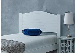 3ft Single White wood, Laura solid panel, wooden bed frame 2